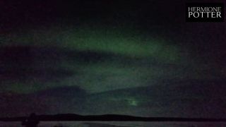 Hermione Potter Polarlichter und ein RIESEN CUMSHOT. Begleite uns durch Kiruna, SCHWEDEN Lappland. VLOG-2