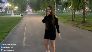 Deluxe Bitch - Cumming hard on a walk in a public park with a remote - controlled vibrator - Public orgasm-0