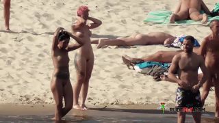 porn clip 14 hardcore sex gif hardcore porn | Long haired hottie shows her goods at the plage | nudism-7