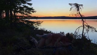Sessa Skye,RosenbladX - Love at a Lake in the Sunset - RosySky - 4K 30fps-8