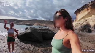 gentlyperv  handjob Gentlyperv Beach Handjob Federica Corona and Alice Fit-1