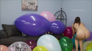 Custom Fetish - Melanie Pin Heel Pops Mass Balloons - Fetish-0