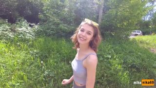 MihaNika69 - I want to fuck right now! Let's go to the park... - Outdoor POV MihaNika69 , hardcore family sex on cumshot -1