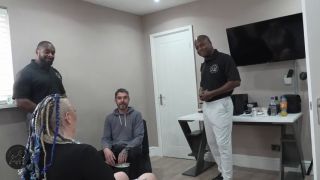 Cuckold Humilation Cuckchair gets delivered and hotwife gets blacked and educated-1