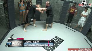 Chubby Brunette Slut With Big Tits Fucks With A Fighter.-2