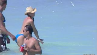 Florida Girls Partying on a Sandbar and Flashing Milf-0