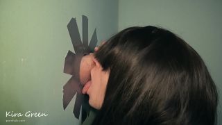 Kira GreenGloryhole And Sloppy Blowjob, Deepthroat, Cum Mouth, Sucking After Cumming - Amateur Teen Kira Green - 1080p-0