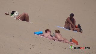 Her sexy body gets a tan after she strips naked  6-8