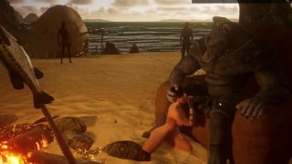 Public Beach Village king and Queen Fuck Front of very one in Wild Life Porn Game-9