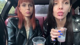 PETITE PRINCESS FEMDOM: "BRATTY GIRLS SOFI AND KIRA HUMILIATE YOU AND ORDER TO JERK OFF ON THEIR SALIVA - POV FEMDOM AND SPIT FETISH" (1080 HD) (2023)-7