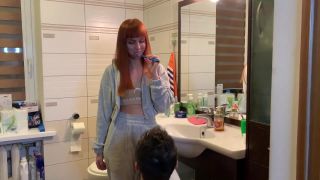 online adult clip 37 Petite Princess FemDom - Redhead Girl Brushes Her Teeth and Spits in Slave's Mouth - Amateur Femd... on fetish porn anna gold femdom-3