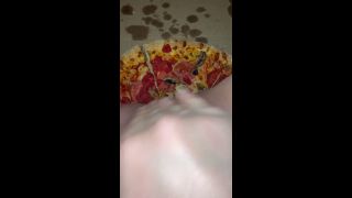 Arabian SnowWhite - PIZZA-CUM ON FOOD-KINKY FETISH FEMALE MASTURBATION-BEST TEEN AMATEUR-ARABIAN SNOWWHITE-LOS ANGELES G-7