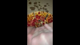 Arabian SnowWhite - PIZZA-CUM ON FOOD-KINKY FETISH FEMALE MASTURBATION-BEST TEEN AMATEUR-ARABIAN SNOWWHITE-LOS ANGELES G-8