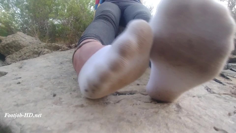 adult clip 37 femdom ball whipping fetish porn | Leonie – Shoe tease. White ped socks tease. Sockjob / footjob. Cum on feet – Shoes Socks And Feet!!! | porn