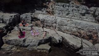 Adriana, Miss Pussycat, Rebeka Ruby, Sammy - 4girl Naked Sunbathing And Swimming On Island Vacation With Sammy Adriana Miss Pussycat Rebeka Ruby - NebraskaCoeds (FullHD 2021)-1