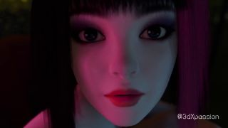 Cartoon Fantasy Nexus 3 Neon dreams. Cyberpunk sex with busty brunette. Extreme deepthroat-2