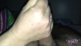 Can't Resist Stroking When He Is Hard Slow Motion Rep Handjob Wifex-5