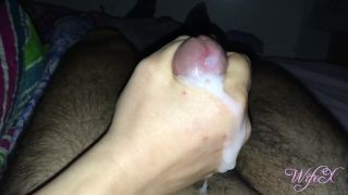 Can't Resist Stroking When He Is Hard Slow Motion Rep Handjob Wifex-8