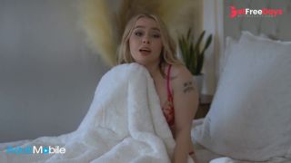 ADULTMOBILE - Petite Blonde Moans Loudly As She Takes A Dripping Creampie In Her Shaved Pussy-0