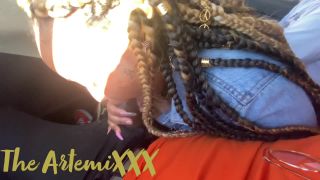 TheArtemiXXX - TineeTori Sucks my dick in the Backseat - TheArtemiXXX-2