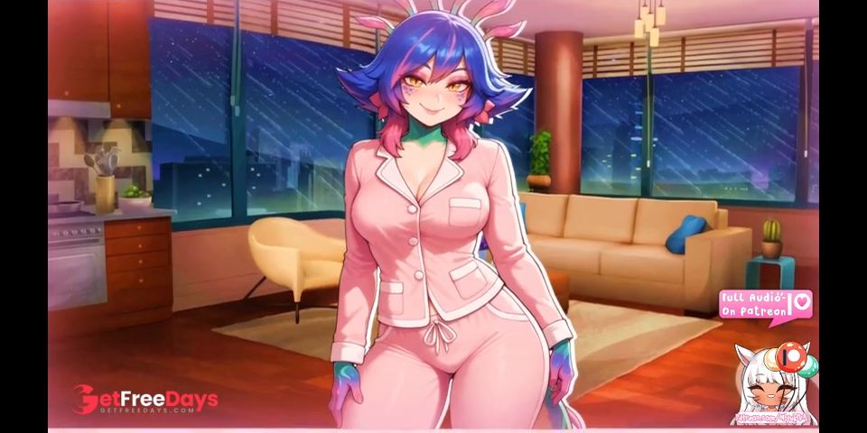 F4M Cute Chameleon Girl Got Caught in the Rain and Needs Your Body to Warm Up Lewd ASMR