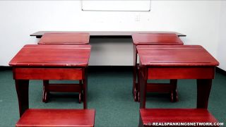 porn video 32 Spanking - Disciplined by the Dean in the Classroom - spread - fetish porn fetish pros-9