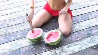 [Pornstar] KarinaHasabovaCollection Sweet and juicy watermelon fun-2