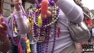 Mardi Gras Chicks on Bourbon Street SmallTits!-7