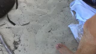 Alex Leslie - Random Passers-by Tear my Girlfriend's Pussy on a Public Beach, People Walk -7