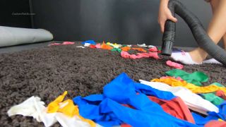 Custom Fetish - Adriana Vacuums Balloon Mess While NUDE - Fetish-8