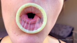 porn clip 22 femdom audio femdom porn | Molly Darling – Condom Mouth Play | fetish-3