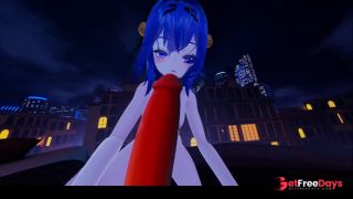 VRChat - Slutty girl welcomes daddy after his return-4