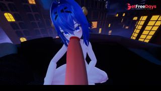 VRChat - Slutty girl welcomes daddy after his return-5