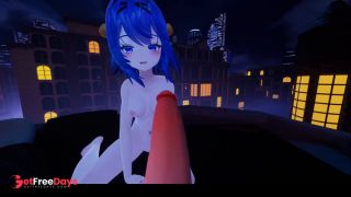 VRChat - Slutty girl welcomes daddy after his return-9