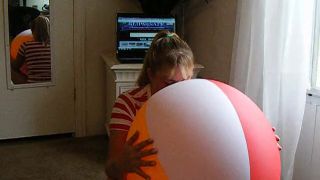 Mistress Rochelles Beach Ball Bust-2