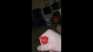 Blue_eye_boyCB - Loud moaning while jerking off into a condom in the garage! Risky noisy masturbating boy solo!-2
