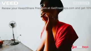 COSPLAY PEACH AND RED DRESS EBONY SUCKING DICK BLOWJOB BBC-6
