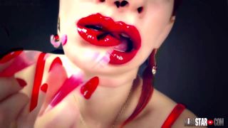 free adult video 24 femdom sex Princess Kira Star – 100% Red Lipstick, fetish on femdom porn-7