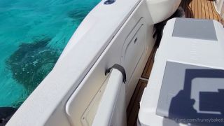Blonde Begs: Intense Boat Sex & Licking w/ HuneyBaked [2025]-3