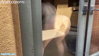 Fullmetalifrit Ifrit Glass Door Dildo Fucking Exposed in  Video  full video-6