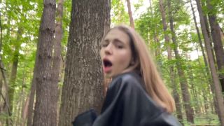 RISKY PUBLIC SEX In The Forest With Californiababe-1