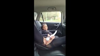 naughty car drive Femdom!-5