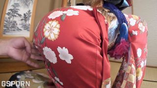 Real Japanese Geishe Dress Kimono Is Fucked With Creampie-1