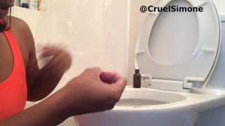 video 19 CruelSimone Popping Toilet Licking Loser. | ebony | fetish porn japanese panty fetish-7