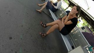 Sexy milf legs crossed toes amar voyeur candid 54-5