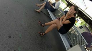 Sexy milf legs crossed toes amar voyeur candid 54-7