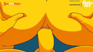 THE SIMPSONS HOMER AND MARGE CREAMPIE CARTOON PORN VIDEO-5