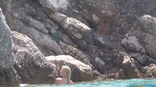 Nudist couple in the beach-8