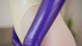 online xxx video 34 Miss Ellie Mouse – Latex Leotard and Latex Purple Gloves | femdom pov | fetish porn butt fetish-4
