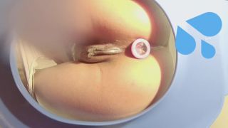 IndecentAlicePeeing with Creampie after a hard sex Camera Inside Toilet Bowl-5